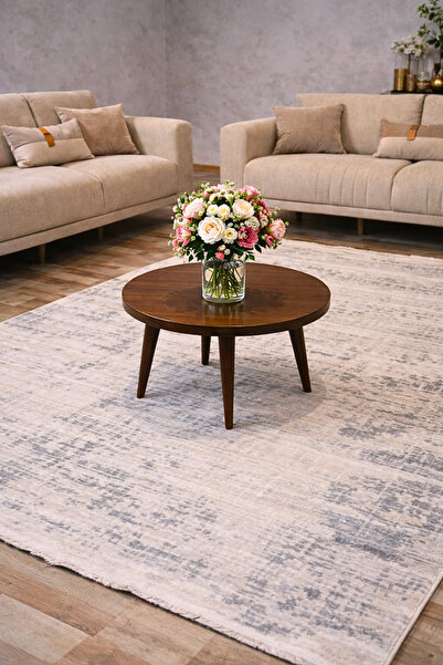GÜMÜŞSUYU Halı Rustic 17141 Krem Modern Halı