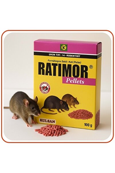 Kulsan İlaç Ratimor Pellets Fare Zehiri | 100 Gram