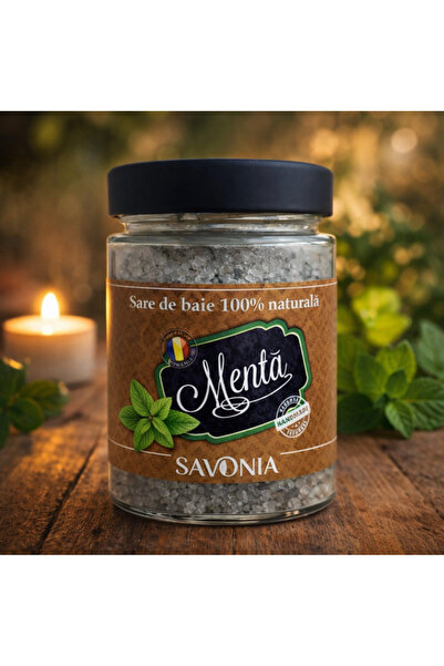 Savonia Bath Salt with Mint, 350 g