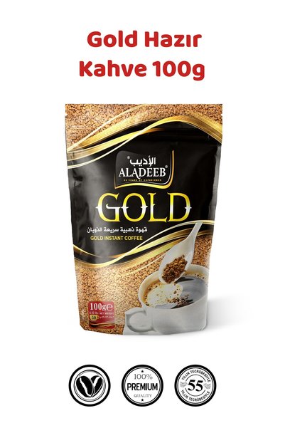 ALADEEB Gold Hazır Kahve 100 g (Çözünebilir Kahve)