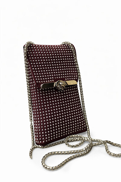 Millacom Women's Stone Chain Strap Phone Bag