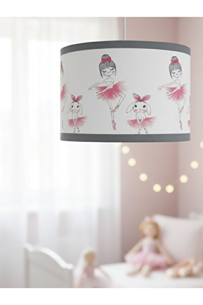 Genel Markalar Balerin Tavşan Ve Balerin Kız Çocuk Odası Sarkıt Avize Modeli