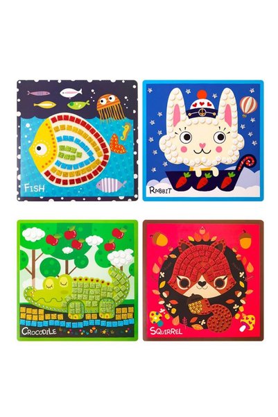 DOMİ Jar Melo - Animal Homeland Mosaic & Diamond Painting Kit