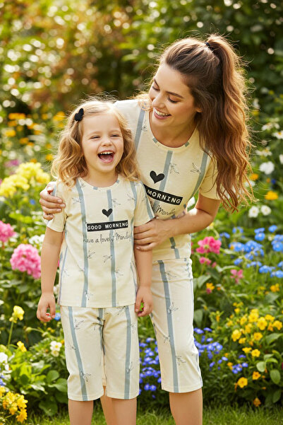 Siyah İnci višebojni Pleteno kapri set