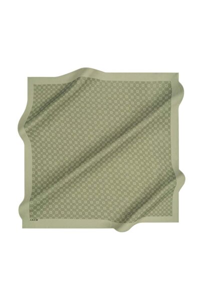 Aker Elegance Monogram Eşarp - 1090500-952 - Haki