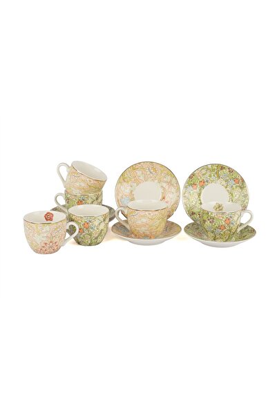Mikasa Moor Lily Grace 6-Piece Assorted Coffee Cup Set 90Cc