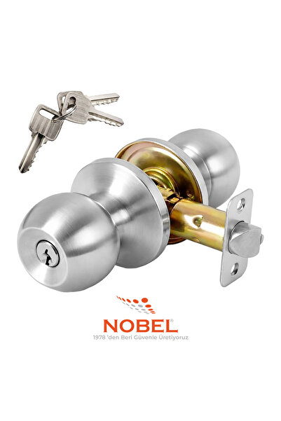 Nobel Topuz Kapı Kolu Anahtarlı , Kilitli Mekanizma, Amerikan Tipi