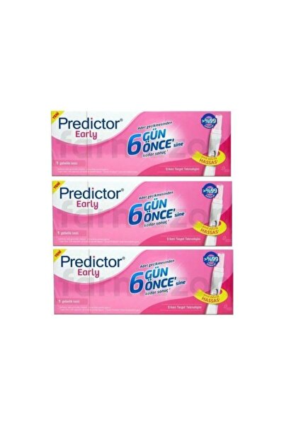 Predictor Early Gebelik Testi X 3 Adet
