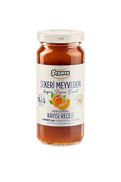 Seğmen Şeker Ilavesiz Kayısı Reçeli Kavanoz 270g