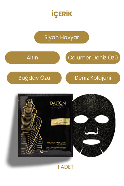 DALTON MARİNE COSMETİCS Tüm Ciltler Için Havyar / Kolajen /altın Tozu Içeren ...