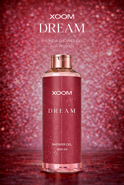 XOOM Black Dream Kadın Duş Jeli 400 ML – Cildi Nemlendiren , Kalıcı Koku