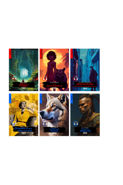 TGR PUBLICATIONS Almanca 6'lı Hikaye Seti ( A1-A2&A2-B1 )