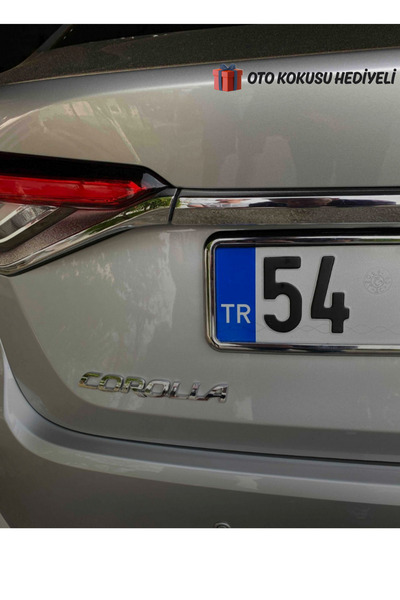 Autowise Krom Nikelajlı Oto Plakalık 1 Adet Krom Plakalık