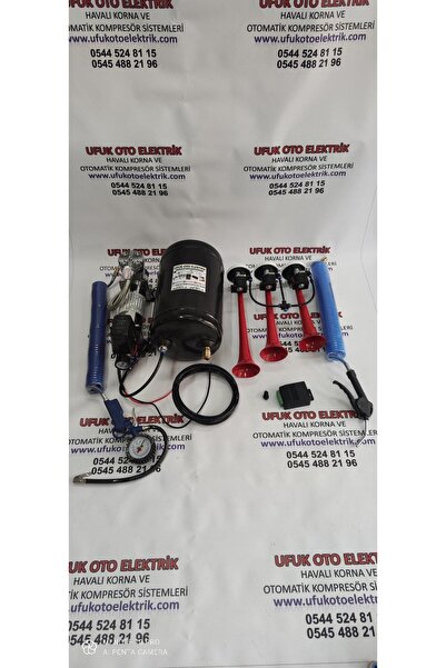 HORNS Nuri Alco 4 Melodili Otomatik Kompresörlü Ful Set