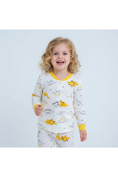 MİLAYS LİFE HOME COLLECTİON SET DE PIJAMĂ COLORATĂ 100% BUMBAC CU IMPRIMARE C...