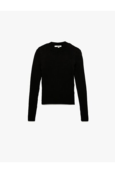 Koton Damenbekleidung Leichter Strickpullover mit Stehkragen und langen Ärmel...