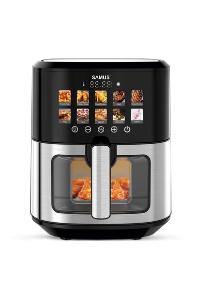 Samus Friteuza cu aer cald AF6.5H-S1701DW 6.5L 1700W Control digital tactil Timer 0-60min 10 Program
