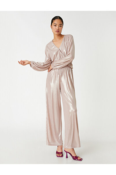 Koton Sparkly Wide Leg Trousers