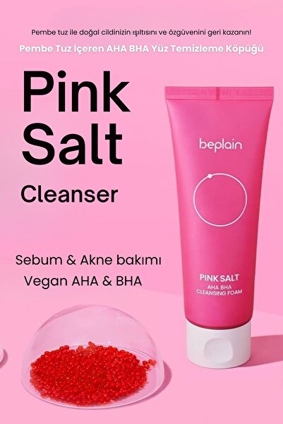 beplain Pink Salt AHA BHA Yüz Temizleme Köpüğü 120ml