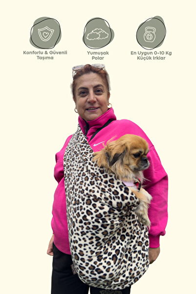 Köpek Polar Ana Kucağı – Omuzdan Taşınabilir Kışlık– Yumuşak ve Sıcak