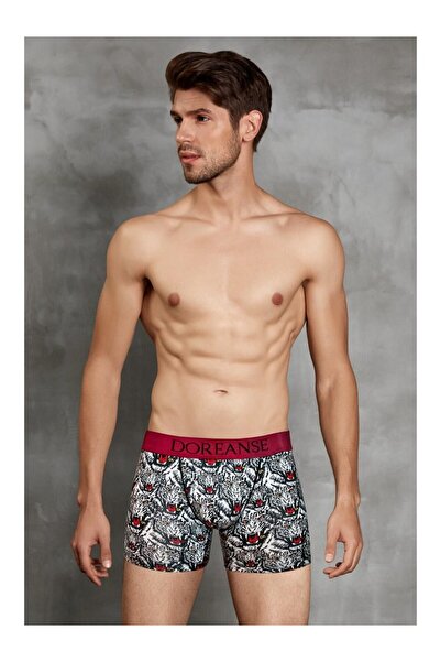 Doreanse Bărbați, Exclusiv, Modal-Bumbac, Cu bandă în talie, Model tigru boxeri