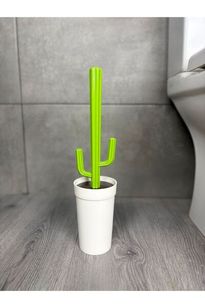Okyanus Home Σετ βούρτσας WC Cactus - Λευκό
