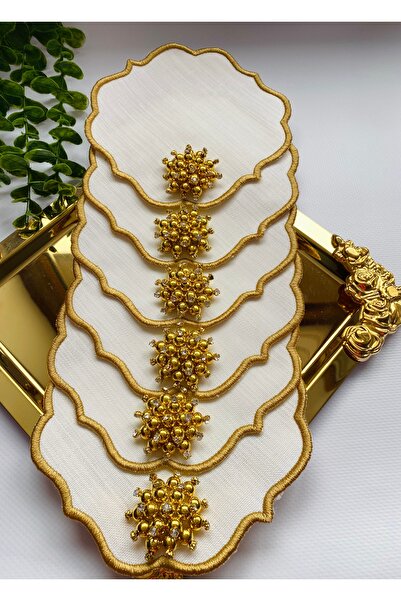 ELÇİÇEK HOME Presentation Napkin, Cocktail Napkin, Coffee Side Presentation N...