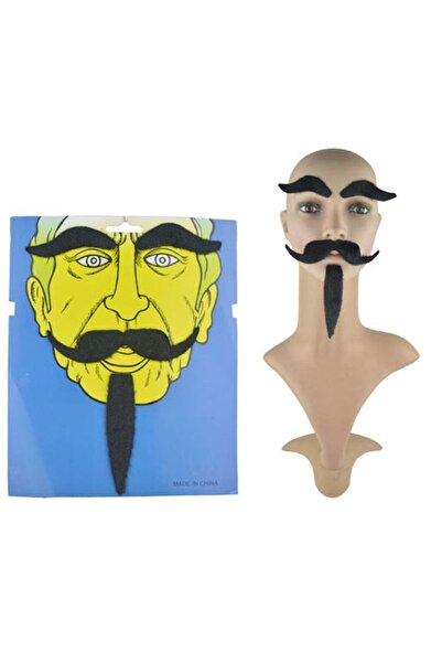 Pandoli Partidolu Dartanyan Sakal Bıyık Kaş Set Takma Sakal Bıyık Kaş