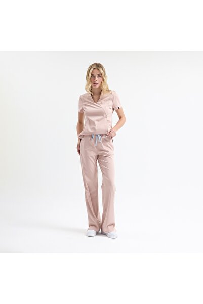 Rhow Tokyo Beli Lastikli Rose Scrubs Pantolon