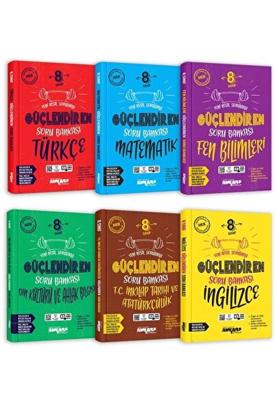 Ankara Yayıncılık 8. Sınıf Güçlendiren Soru Bankası Set