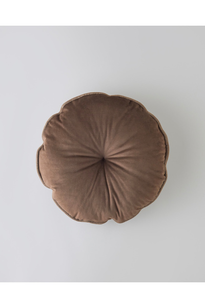 English Home Lineta Dekoratif Kırlent 40x40 cm Kahve