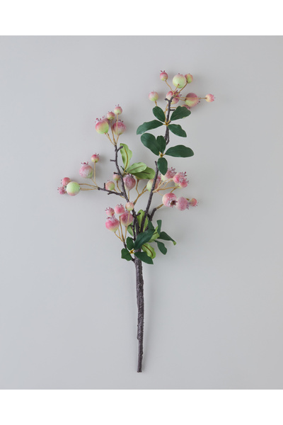 English Home Crabapple Branch Tek Dal Yapay Çiçek 75 cm Pembe
