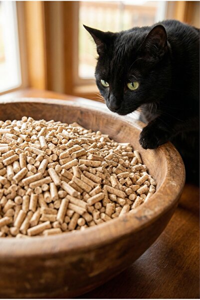 Orgakitty Orga Kitty Pelet Kedi Kumu 12 Litre Dogal Selüloz Pelleti