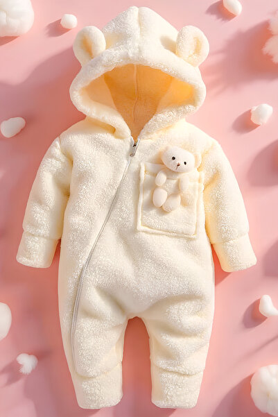 gumbuloy X İpek Atlas Kız Erkek Bebek Ve Çocuk Oyuncak Ayıcıklı Tulum