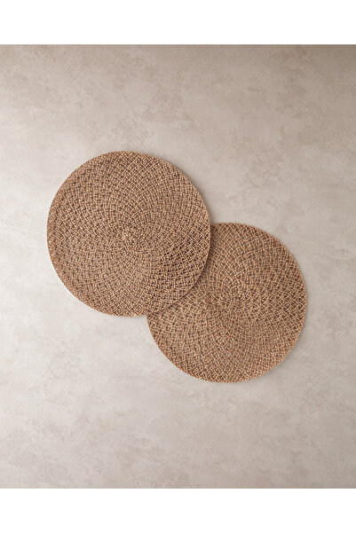 English Home Sitty PP 2'li Amerikan Servis 38 cm Koyu Bej