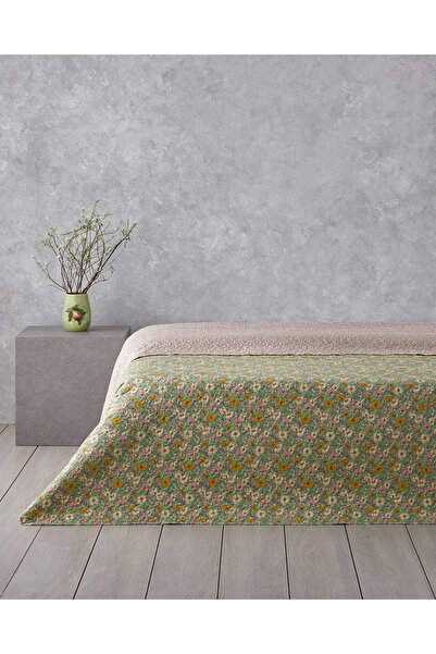 English Home Enchanted Harmony King Size Çok Amaçlı Örtü 240x220 cm Yeşil