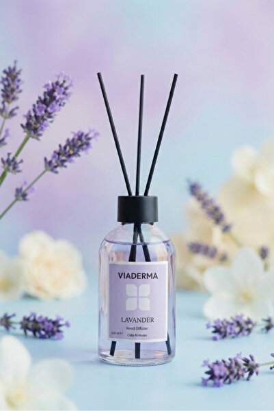 Viaderma Lavanta Aromalı Bambu Çubuklu Oda Kokusu 100 ml - Doğal, Ferah ve Uz...