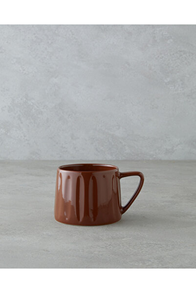 English Home Daphne New Bone China Kupa 320 ml Koyu Kahverengi