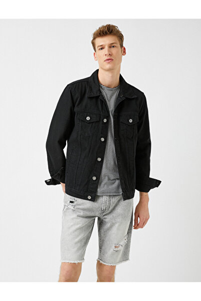 Koton Ανδρικό μαύρο σακάκι