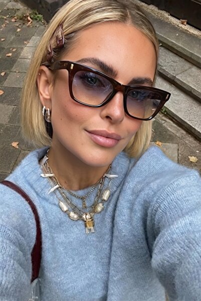 Eyesofia Iris Unisex Brown Vintage Sunglasses