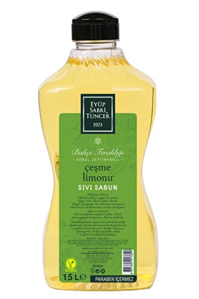 Eyüp Sabri Tuncer 1,5lt Çeşme Limonu Sıvı Sabun Doğal Zeytinyağlı