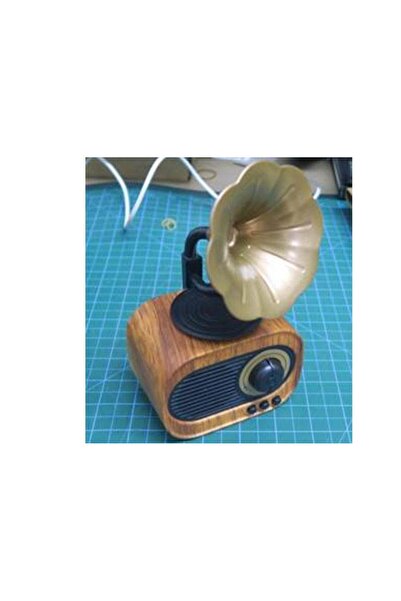 Genel Markalar MN-S19 Ahşap Usb+Aux+Tf Kart+Bluetooth Destekli Speaker