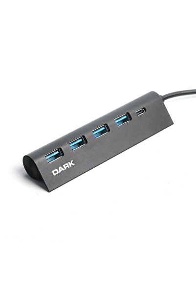 Dark DK-AC-USB346 USB Type-A to 1xUSB-C Charge 4 Port USB2.0 HUB