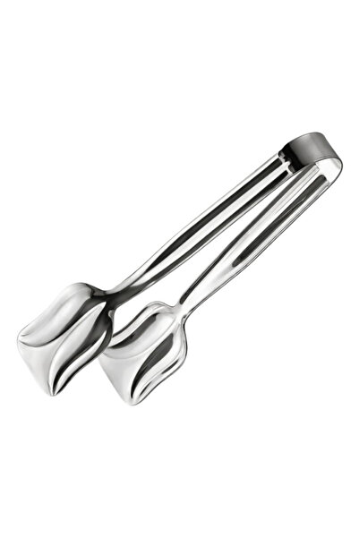 ÖZBİR Stainless Steel Classic Cake and Pastry Tongs 22 cm 304 Quality