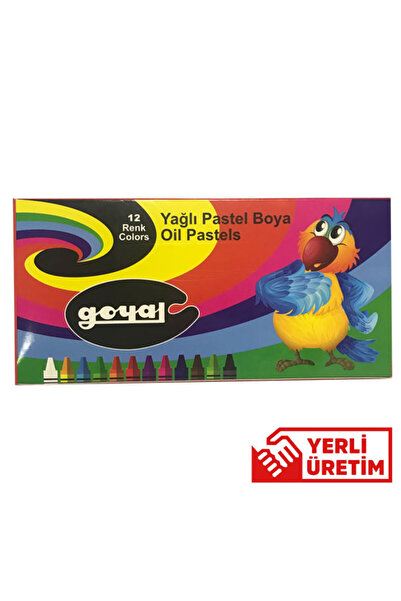 Yerli جويال قلم تلوين كرتون 12 لون دائري PTL-102