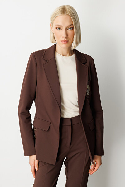 Ekol Cebi Embroidered Ornamental Button Jacket