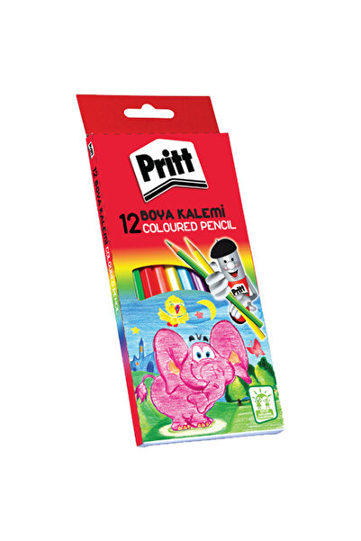 Pritt Dry Paint Cardboard Box Full Size 12 Colors 1219734
