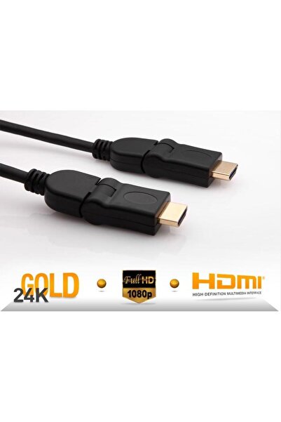 S-LINK SLX-318 HDMI M-M 5m Altın Uçlu 24K + L Kon. 1.4 Ver. 3D Kablo