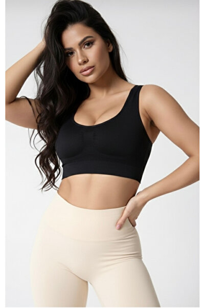 SWEETKORSE Corset bustier sport cu bretele groase pentru îmbunătățirea pieptului