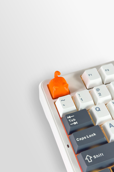 buffed Kitty Mekanik Klavye Tuşu Artisan Keycap Gamer Aksesuar buffed